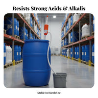corrosive Alkali Resistant Manual Liquid Siphon Anti Barrel Pump automaticPriming Fluid Handling gear for manufacturing Workers, Maintenance personnel, Mechanics, Workshop, Factory, Warehouse, Garage