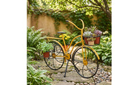 Cycle Plant Stand Vintage Cycle Planter Metal Furniture for Balcony