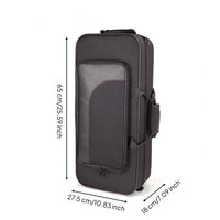 Hard-Shell Saxophone Case with Backpack Straps Padded Saxophone Case Sturdy Adjustable for Students, Commuting