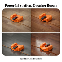 Plastic and Rubber Floor Seam Adjustment Suction Cup Orange Body Double-Head Seam Suction Cup