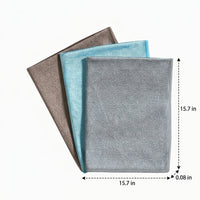 40x40 cm Microfibre Cloth, Streakless Glass Cleaning, Lintless Cleaning Cloths, Premium Microfibre with Hemmed Edges