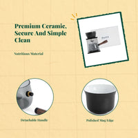 Porcelain Automatic Tea Set, Lazy Brewing, Home & Office