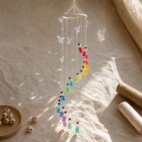 DIY Rainbow Bottle Wind Chime Kit for Gifting