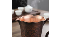 Copper Fairness Cup Long-Lasting Hammered Copper Tea Pitcher Reusable
