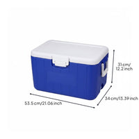 Insulated Ice Storage Bin Food Grade Portable Chilled Container Thick Insulation Layer Outdoor Gear for Street Vendors, Drivers, Market Stall, Camping