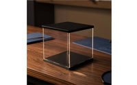 Illuminated Model Figure Display Case Clear Display Box with Lighting Transparent Showcase Snap-Together for Collectors, Hobbyists