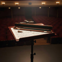 Fiberglass Conductor Music Rod Easy to Hold Wooden Music Rod in Box Carrying Case Conducting Rod for Orchestra Conductors, Concert, Rehearsal
