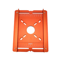 Trimmer Double Fence Aluminum Base Plate Grooving Guide Woodworking Cutting Positioning Auxiliary Tool