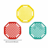 3 Pieces Silicone Grip Mesh High-Elastic Hand Training Net Perforated Finger Exerciser for Rehabilitation