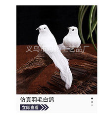 Simulated Feather Parrot Macaw Foam Bird Garden Decoration Prop