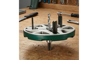 Multi-Blade Adjustable Hole Cutter Carbon Steel Adjustable Circle Cutter Burr-Clean Hole Saw with Hex Shank Wear-Resistant for Woodworkers, Diyers, Electricians, Woodworking, Drywall Installation, Home Renovation