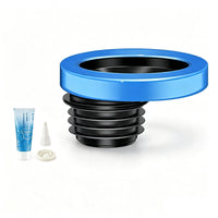 100-110mm Toilet Offset Flange Sealing Gasket Odor-Reducing Toilet Offset Flange with Sealing Gasket Easy Installation Plumbing Fitting Secure Fit for Plumbers