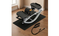 Stair Stepper with Resistance Band Resistance Cords Small-Step Machine Display Console Step Exercise Machine