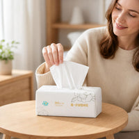 Congma Huayu Facial Tissues, Enlarged and Thickened, Household Economical Pack, Wet-Wipeable Sanitary Paper for Babies