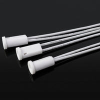 140mm Wire Length G4 Bulb Base for DIY Lighting, 0.5mm Wire Core Diameter with Silicone Wire Sheath, 12V Halogen LED Pin Base, Pack of 3 Sockets