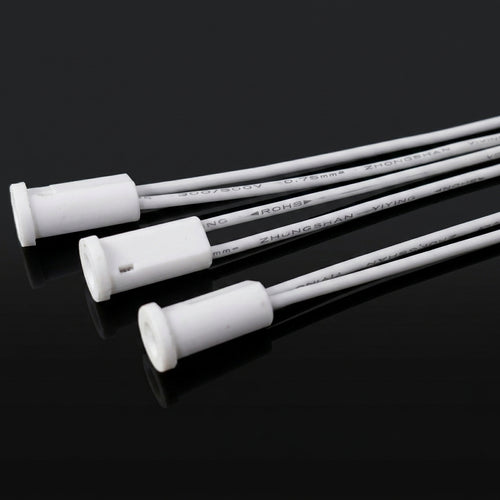 140mm Wire Length G4 Bulb Base for DIY Lighting, 0.5mm Wire Core Diameter with Silicone Wire Sheath, 12V Halogen LED Pin Base, Pack of 3 Sockets