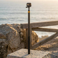 9-Section Carbon Fiber Selfie Stick 3 M Reach 1/4 Mount Selfie Stick 45 Cm Folded Telescopic Camera Pole Adjustable Length
