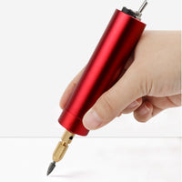Electric Engraving Pen USB Powered Electric Engraver Engraving Pen Cylindrical Mini Rotary Tool Light Craft