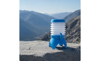 Portable Collapsible Water Container with Tap Space-Saving Water Container with Spigot Leakproof Lightweight for Campers, Travelers, Camping, Road Trips