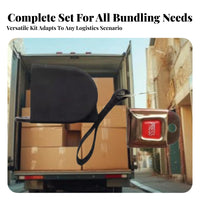 600KG Load Capacity Self-Locking Pallet Binder Quick Release Buckle Automatic Winding Tensioner Reusable for Shipping, Warehouses, Factories