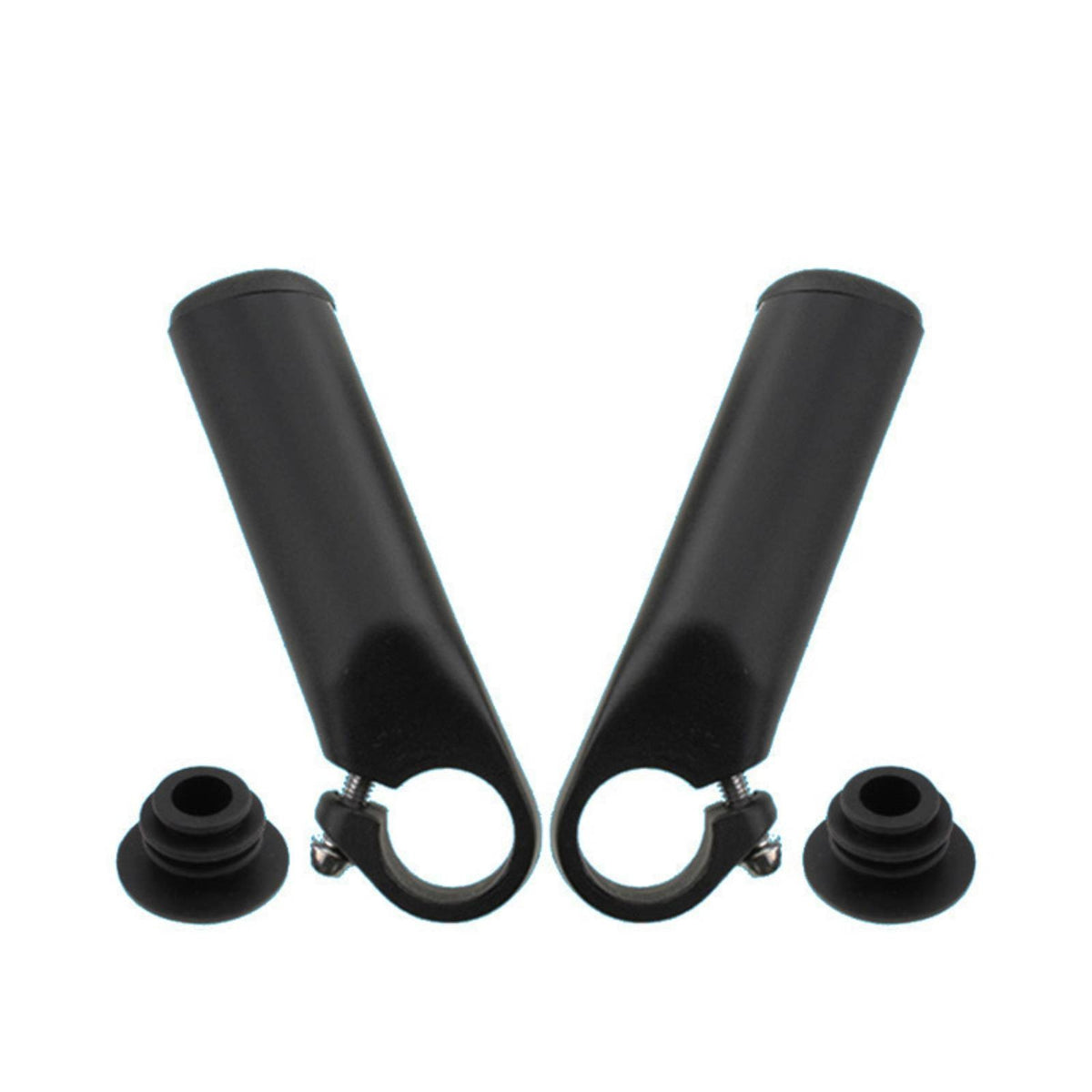 Cycle Bar Ends with Plugs Comfortable Handlebar Extensions High-Strength