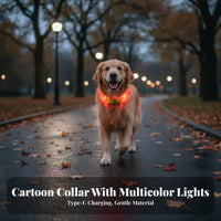 LED Dog High Visibility Glowing Adjustable Size Glowing Dog for Cat Owners, Night Walking, Outdoors, Outdoor
