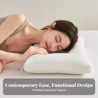Pressure Relief Design Pillow with Ear Hole Breathable Material Ear Piercing Pillow Skin-Friendly for Earphone Users, Sleeping, Napping