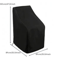 Oxford Material Lounge Chair Cover Fitted Waterproof Chair Cover Breathable Slipcover