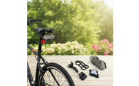 USB Rechargeable Rear Bike Light with Wireless Controller Waterproof Cycle Tail Light with Controller Universal Fit for Cyclists, Commuters