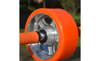 Double-Bearing Core Roller Stable Textured Grip Core Roller Orange Exercise Equipment for Indoor Fitness