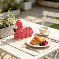 European Pink Flamingo PP Woven Tissue Box Cover