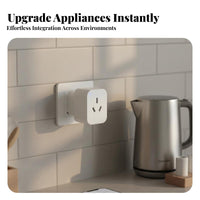 Effortless Setup Intelligent Plug Energy Saving Verbal Control Power Plug for Homeowners, Tech Enthusiasts, Bedroom, Kitchen, Living Room