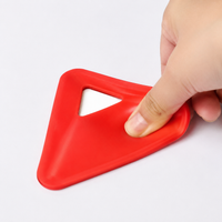 Football Training Cones, Flexible Triangular Disc Marker Cones 18cm PE Sports Equipment for Agility