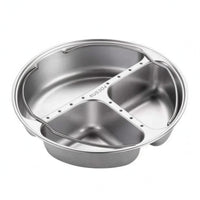 Integrated Lifting Handle Rice Cooker Steam Tray Raised Rim Stainless Steel Steam Tray Polished Silver Rice Cooker Steamer Insert Odorless