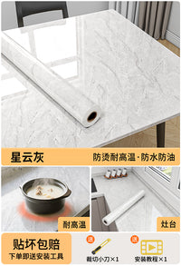 大理石桌面贴纸家具翻新防水防油防烫墙纸自粘墙贴桌布餐桌子贴膜