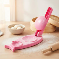 Dumpling Wrapper Press and Form Food-Grade PP Material Manual Dumpling Pastry Former Easy to Use Ravioli Maker Tool for Beginners, Kids, Home