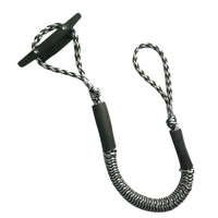 Shock-Absorbing Bungee Dock Line Elastic Bungee Mooring Rope Heavy Duty Dock Line with Foam Sleeves Adjustable for Kayakers