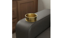 Sofa Beverage Holder Insert Stainless Steel Plated Sofa Beverage Holder Rust Resistant Easy Installation for Car