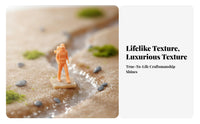 Scale Model Person Collectible Unpainted Backpacker Figurine Tiny Human Figurine Highly Detailed Small Scale Human Model
