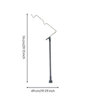 Camping Lamp Stand Space Saving Telescopic Lantern Stand Easy to Install Extending Lamp Pole