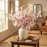 Artificial Cherry Blossom Single Stem for Wedding and Home Decor