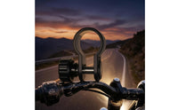 Circular-Shaped Universal Flashlight Clip Plastic and Metal Flashlight Mount Adjustable Light Holder