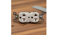 NEMA 6-20 Receptacle UL Listed Duplex Receptacle Earthed for Garages, Kitchens
