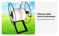 Easy Winding Hand Crank Hose Reel Multi-Purpose Irrigation Hose Winder Detachable Design Agricultural Equipment Space Saving for Firefighters, Maintenance Personnel, Farm, Yard, Patio, Workshop