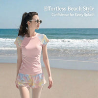 Swimsuits for Women Featuring a Modest Tankini Design, Conservative Swimming Costume with Soft Milk Silk Textile for Pool Wear