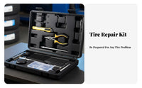68 Pieces Portable Car and Motorcycle Tire Repair Tools Easy to Use 68 Piece Tire Plug Kit Professional Quality for DIYers, Travel