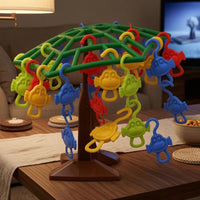 Monkey Balance Tree Game Colorful Hanging Monkey Balance Game Play Set Strategic Thinking Spatial Awareness for Children, Table