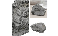 12 Pieces PU Foam Rock Model Rough Textured Foam Rock with Lichen Decorative Artificial Stone Lightweight Decor Irregular