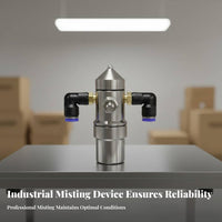 Anti-Leak Air Atomizing Nozzle Fine Mist Atomization Stainless Steel Misting Nozzle for Humidification, Cooling, Coating