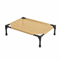 Detachable Washable Elevated Dog Bed Moisture-Proof Raised Dog Bed Breathable Indoor Outdoor Use for Summer